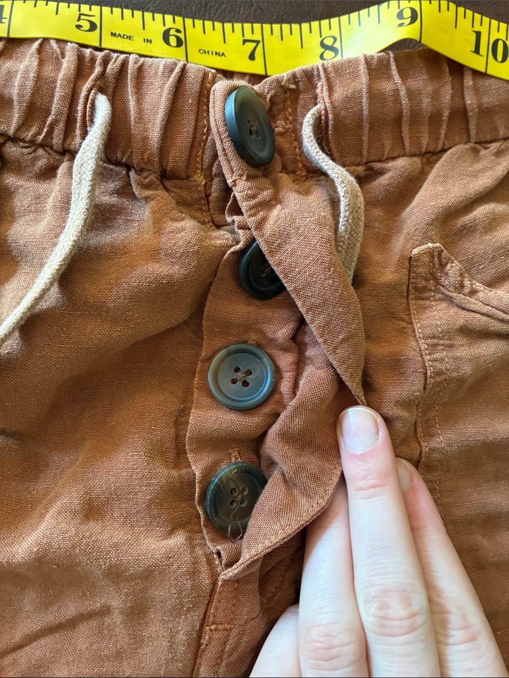 Fp Linen Blend Shorts View 6